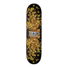 YEBO Burning Monk Skate Deck