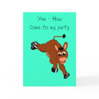 Yee - HaaCome to my party card