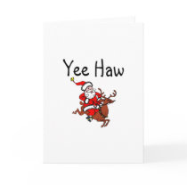 Yee Haw Santa cards