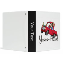 Yee Haw Truck Vinyl Binders