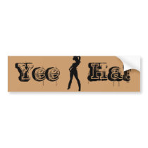 Yeeha! Bumper Sticker bumper stickers by myrjala Yeeha! Bumper Sticker bumper stickers