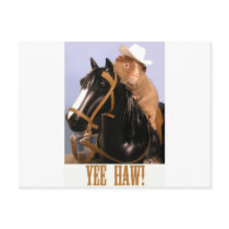 YeeHAW Wilbur Postcard
