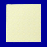 YELLO018 PALE YELLOW DECORATIVE PATTERN BACKGROUND notepads