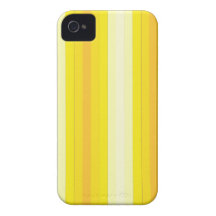 Yello Stripes iPhone 4 Case-Mate Cases