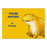 Yellor Frog Card(customizable)