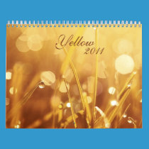 Yellow 2011 calendar calendars