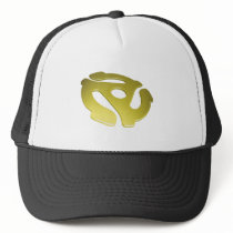 Yellow 3D 45 RPM Adapter hats