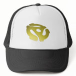 Yellow 3D 45 RPM Adapter Hat