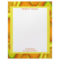 yellow abstract letterhead by DonnaGraysonAbstract yellow abstract letterhead