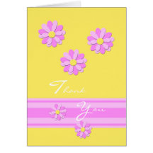 Yellow Administrative Professionals Day Card