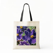 Yellow African Violet flowers Canvas Bag