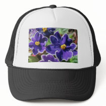 Yellow African Violet flowers Hats