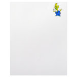 Yellow Alien in Giant Tshirt Letterhead