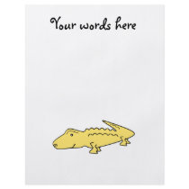 Yellow alligator flyer