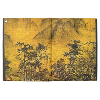 Yellow Ancient Chinese Landscape iPad Pro Case