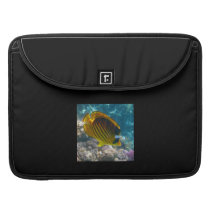 Yellow and Black Angel Fish Sleeve For MacBooks
