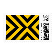 Yellow and Black Chevrons stamps