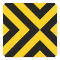 Yellow and Black Chevrons stickers
