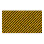 Yellow and Black Hazard Stripes Texture Business Card Templates