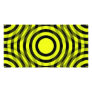 yellow_and_black_interlocking_concentric_circles photo cards