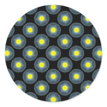yellow and black pattern stickers by DonnaGraysonAbstract yellow and black pattern stickers