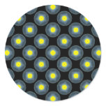 yellow and black pattern stickers