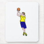 yellow and blue up for the shot mouse pads