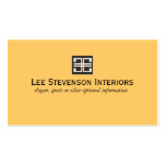 Yellow and Elegant  Business Card