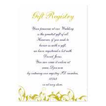 "yellow and gray"Gift registry  Cards Business Card