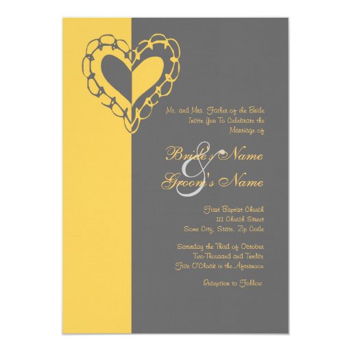yellow and grey wedding invitation kits yellow and gray wedding invitation zazzle yellow and grey wedding invitation kits yellow and gray wedding invitation zazzle