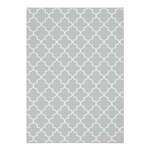 Yellow and Gray Monogram Shower Invitation