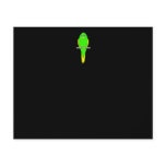 Yellow and Green Bird. Parakeet. Black Flyers