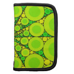 Yellow and Green Bubble Burst Folio Planners