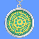 Yellow And Green Round Necklace necklaces