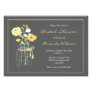 Yellow and Grey Mason Jar Bridal Shower Invitation Yellow and Grey Mason Jar Bridal Shower Invitation