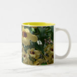 Yellow and Maroon Orchids Mug