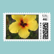 YELLOW AND ORANGE HIBISCUS postage by Karedesign4 YELLOW AND ORANGE HIBISCUS postage