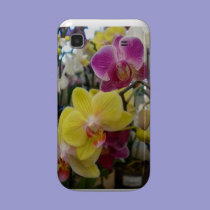 Yellow and Pink Orchids Samsung Galaxy S Case casemate cases