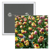 Yellow and Purple Tulips Pins