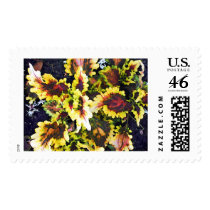 Yellow and Red Coleus postage