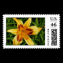 Yellow and Red Lily Postage postage by Rajee1 Yellow and Red Lily Postage postage