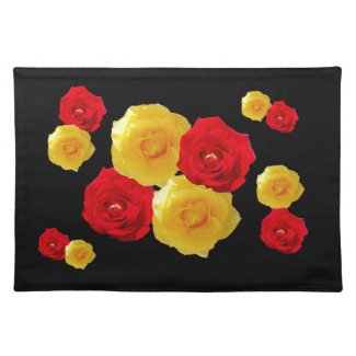 Yellow and Red Roses