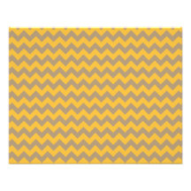 Yellow and Tan Chevron Pattern Art Photo