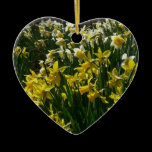 Yellow and White Daffodils Ornament