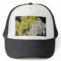 Yellow and White Daisies hats by elysee29 Yellow and White Daisies hats