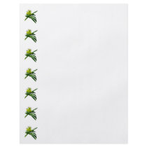 Yellow and White Paphiopidilum Orchid Custom Flyer