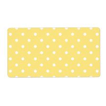 Yellow and White Polka Dots Pattern. Custom Shipping Label