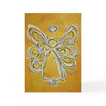 Yellow Angel Greeting Card by donnabellasangels Yellow Angel Greeting Card