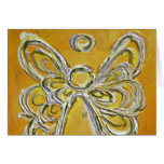 Yellow Angel Greeting Card or Note Cards