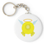 Yellow Angel Pom Pom Pal Keychain